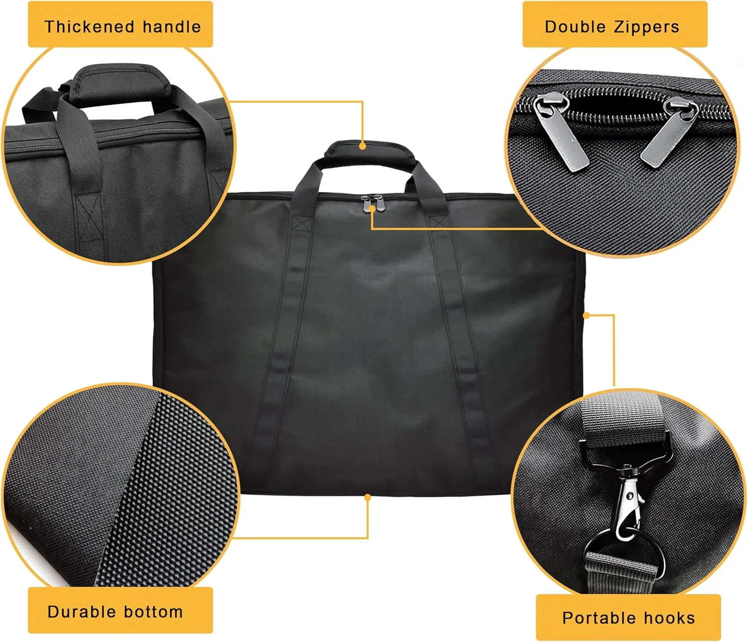 32" Dog Playpen Storage Bag, Suitable for Foldable Exercise Pet Playpens, Dog Fence Travel Bag With Handles For Camping and RV Trip, Waterproof Oxford Fabric
