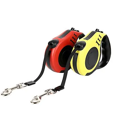 3m blue Retractable Dog Lead Tape Walk Extendable Leash 3M 5M Pet Training Heavy Duty AZ21234