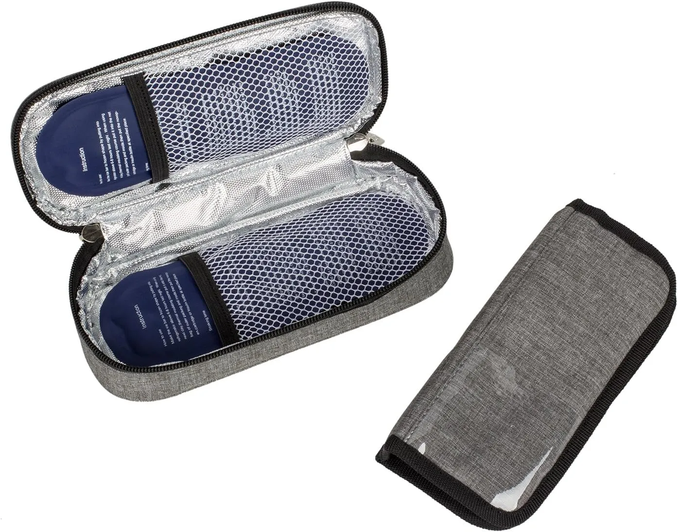 apollo walker Insulin Cooler Travel Case Diabetic Medication Cooler with Ice Packs and Insulation Liner