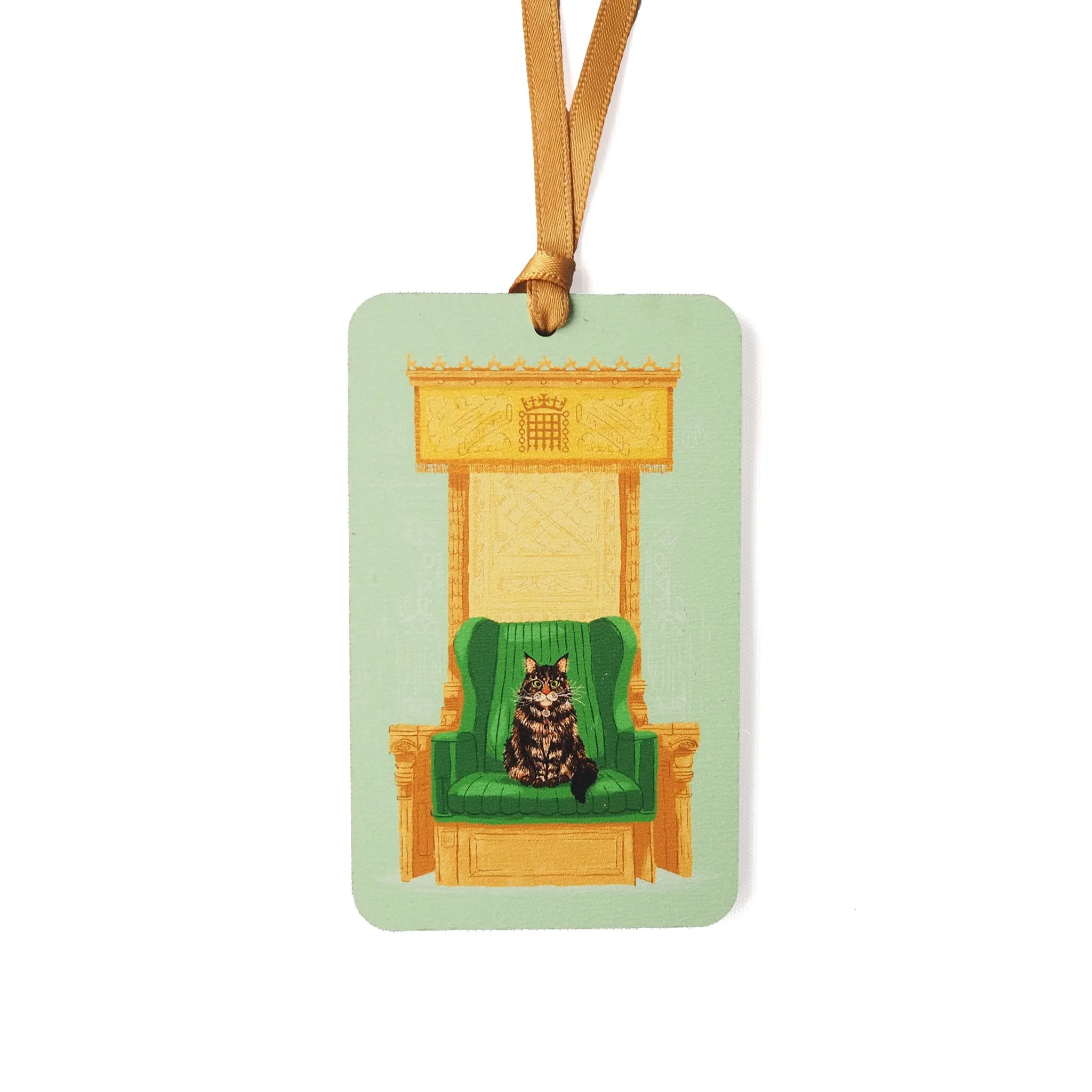 Attlee The Speaker's Cat Wooden Decoration