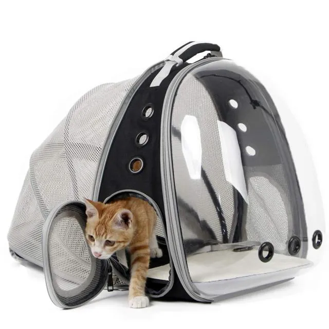 Cat Carrier Backpack Expandable Tent Bed