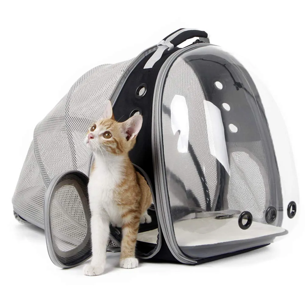 Cat Carrier Backpack Expandable Tent Bed