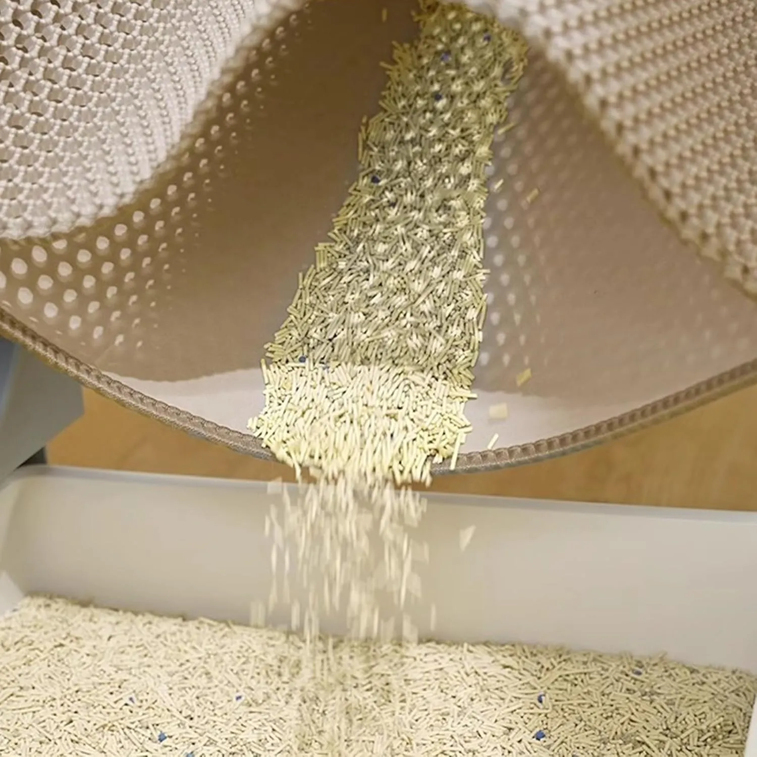 Cat Litter Mat - Cat Litter Mat Litter Trapping Mat 46x26/35x24/30x22/24x16/20x16/18x12 Inch Cat Litter Box Mat Extra Large, Honeycomb Double Layer Cat Litter Mat Tracking Washable Waterproof (18*12)