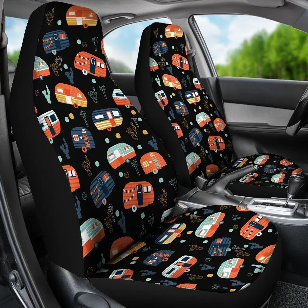 Cute Car Seat Cover For Camping, Vehicle Camping Front Carseat Protector