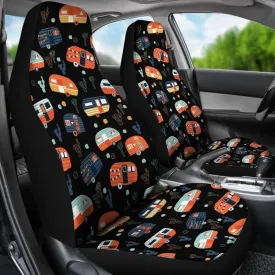 Cute Car Seat Cover For Camping, Vehicle Camping Front Carseat Protector