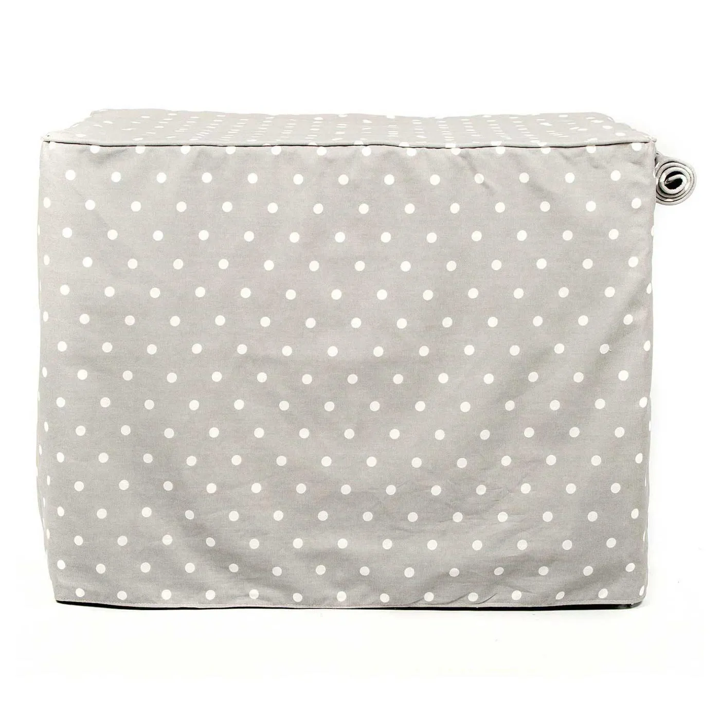 Dog Crate Cover in Grey Spot by Lords & Labradors