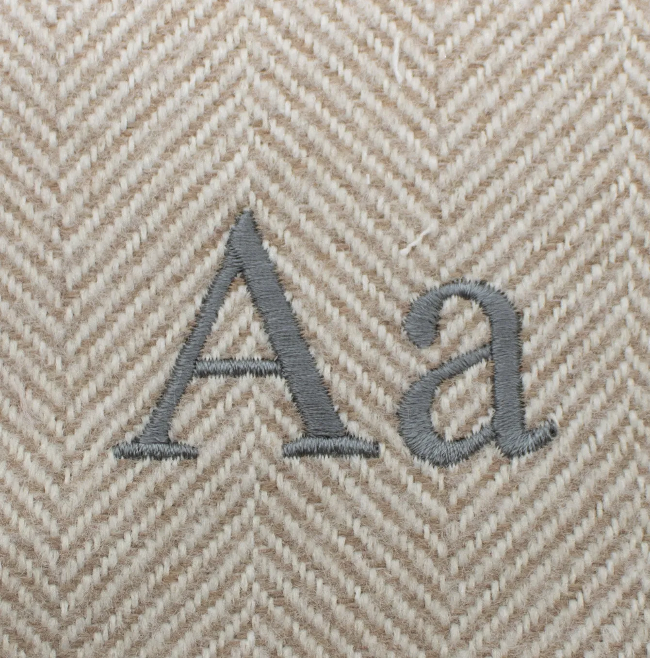 Dog Crate Cover in Natural Herringbone Tweed by Lords & Labradors