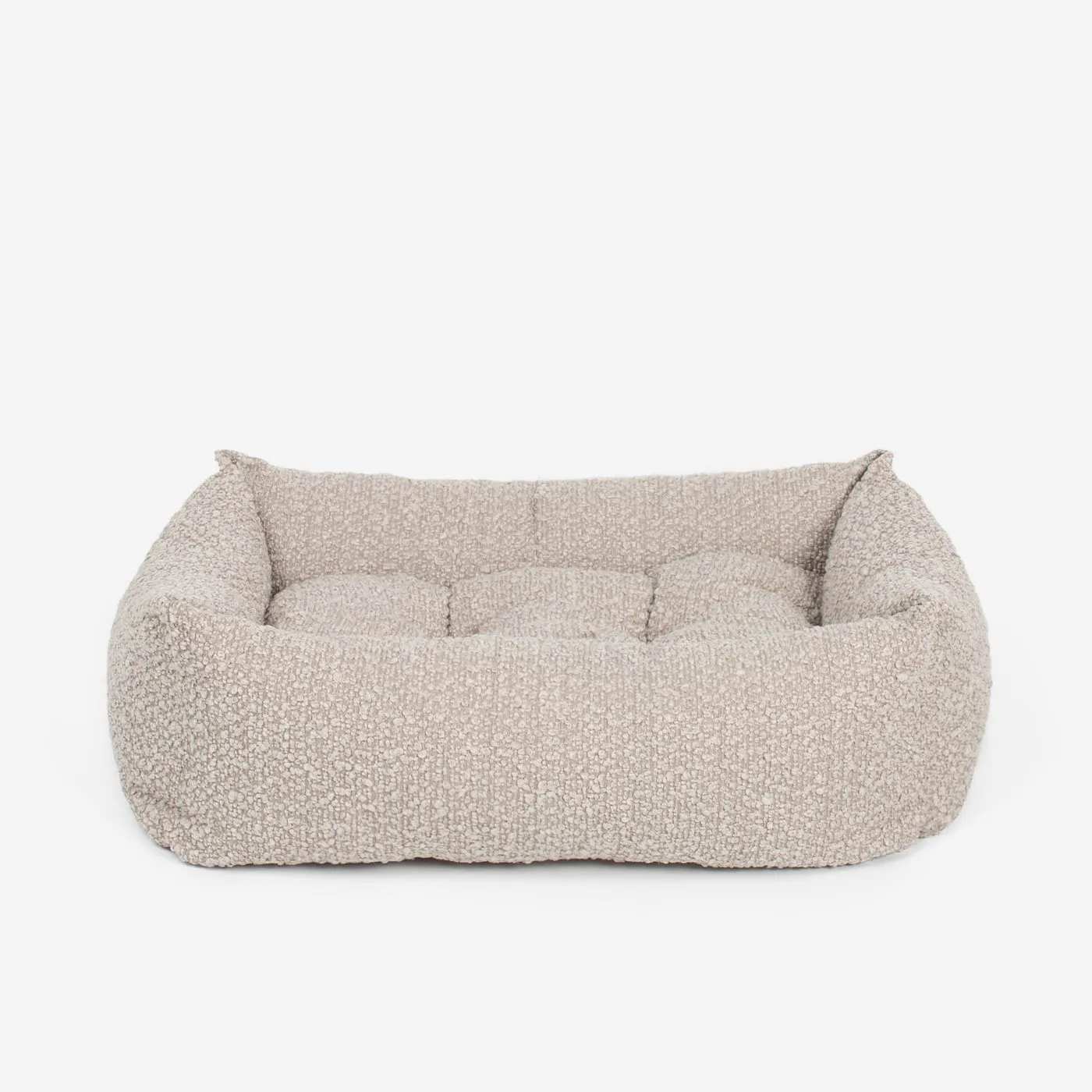 Dog Crate with Cosy & Calming Puppy Crate Bed in Mink Bouclé by Lords & Labradors