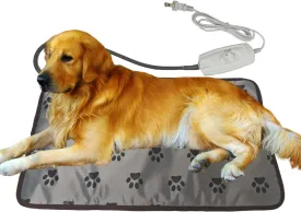 Dog Heating Pad Waterproof Pet Heated Mat, Cat Heating pad, Puppy Heating pad for whelping Box Outdoor Dog House,Easy Clean