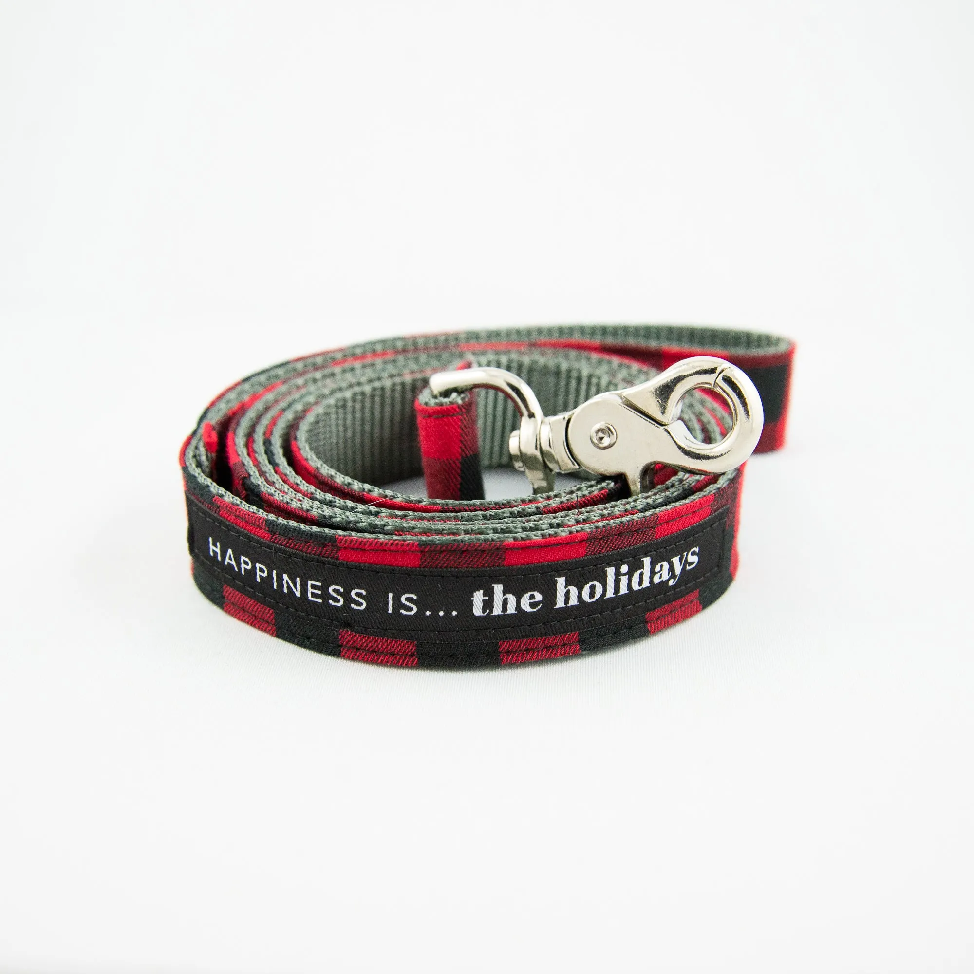 Dog Holidays Buffalo Plaid Leash