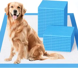 Dog Pee Pads Extra Large 36"x36", XX-Large Puppy Training Pads with Adhesive Tabs, 6 Layers Thick, Super Absorbent, Leak-Proof, Quick-Dry for Dogs and Puppies (30 Count)