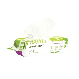 Earth Rated Pet Grooming Wipes, Lavender