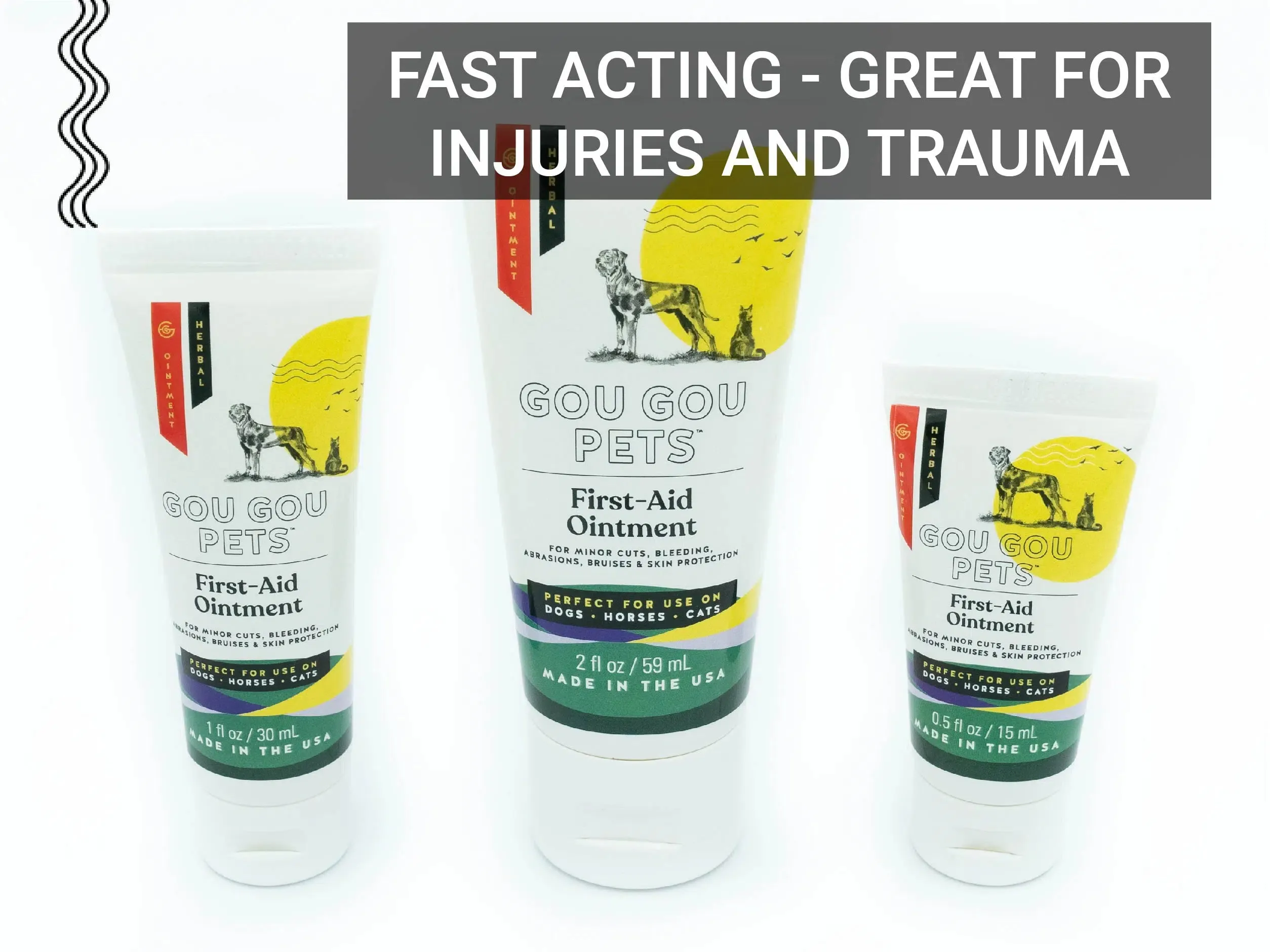 First Aid Ointment For Cats & Dogs - For Minor Cuts, Bleeding & Bruises