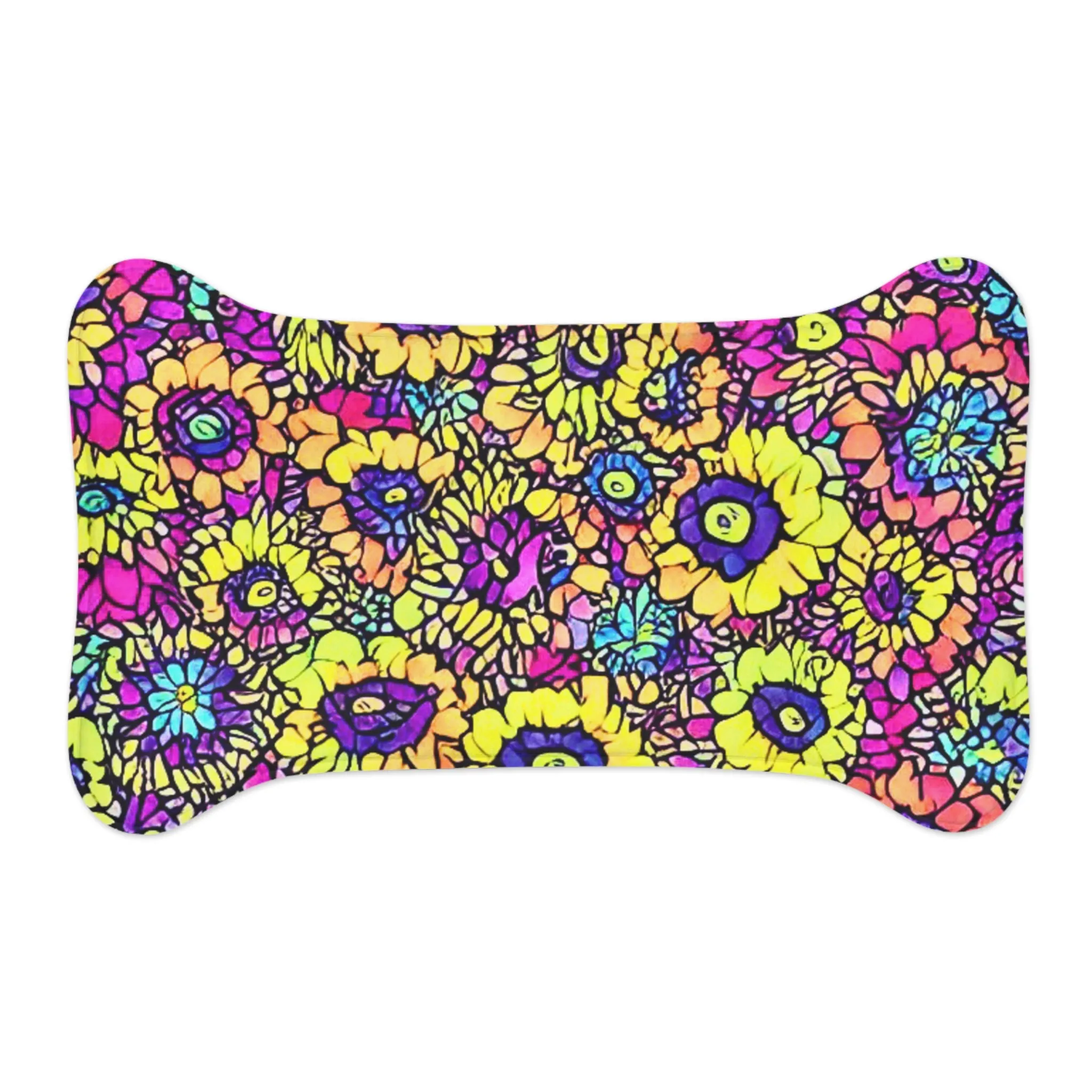 Flower Power Pet Feeding Mat