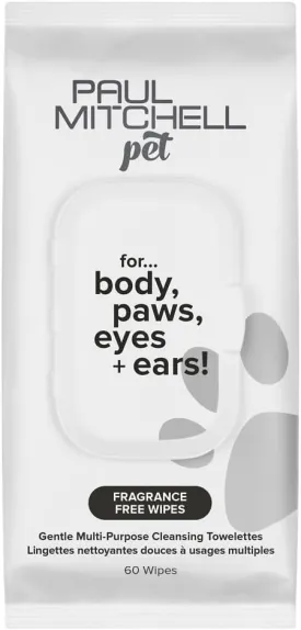 Fragrance Free Wipes, Gentle Multi-Purpose Cleansing Towelettes