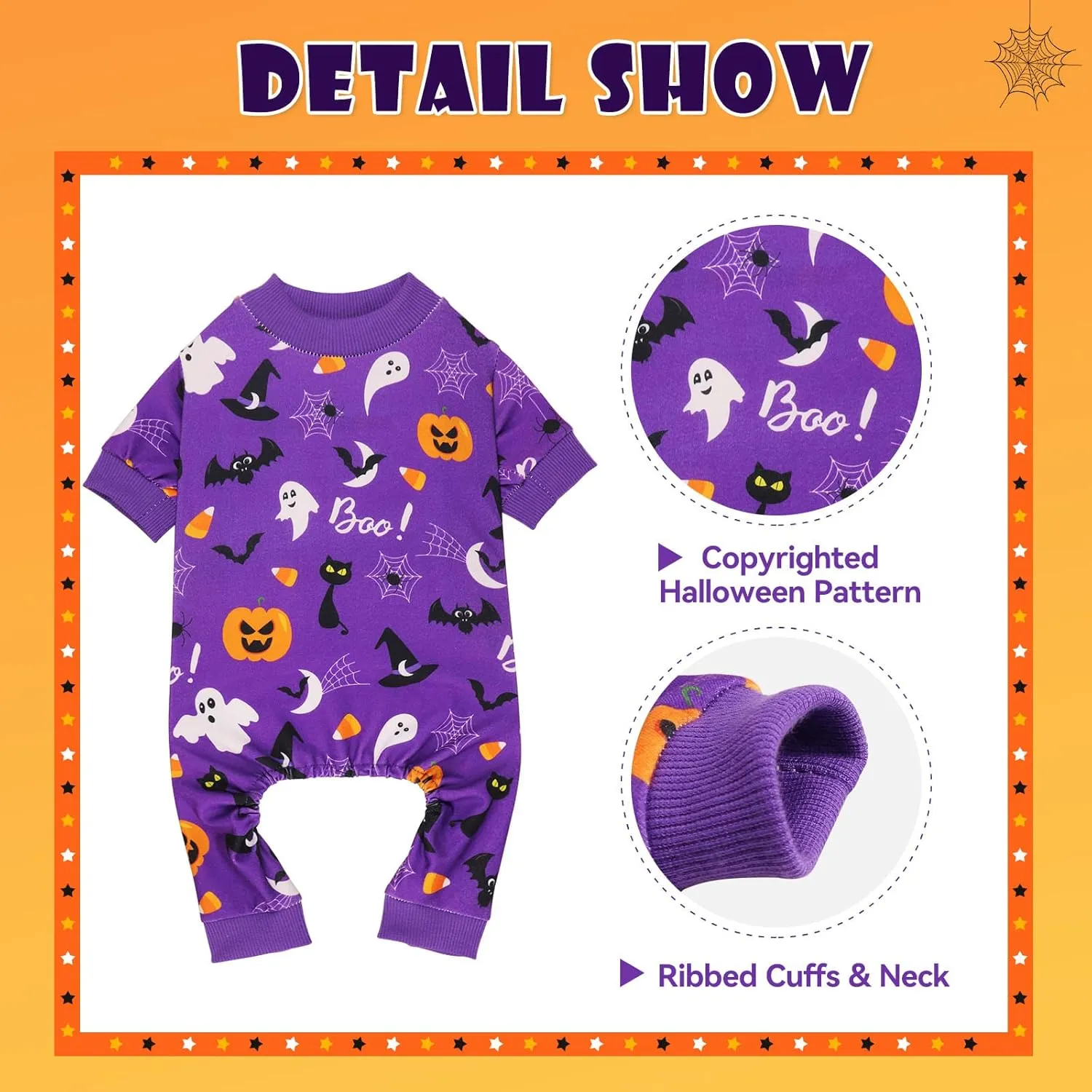 Holiday Dog Pajamas - Funny Christmas & Halloween Costumes for Girls & Dogs