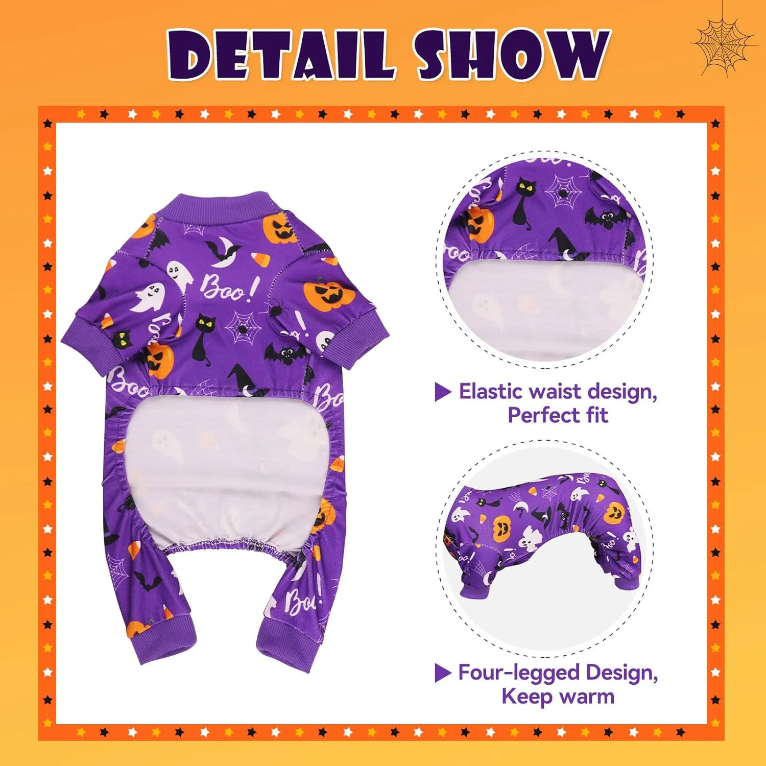 Holiday Dog Pajamas - Funny Christmas & Halloween Costumes for Girls & Dogs