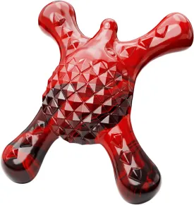 Indestructible Dog Chew Toy for Aggressive Chewers  Tough Nylon Crossbone for Small & Medium Dogs, Bacon Flavor, Long Lasting Dental Teething Toy