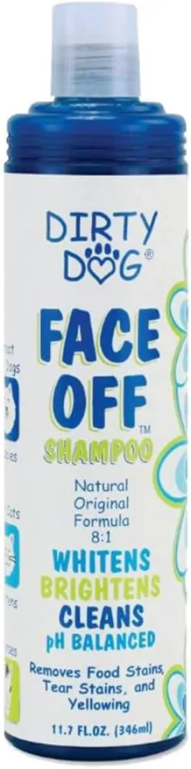 Kelco Dirty Dog Face Off Shampoo 8: 1 11.7 fl. oz, Blue, Model Number: KE201812