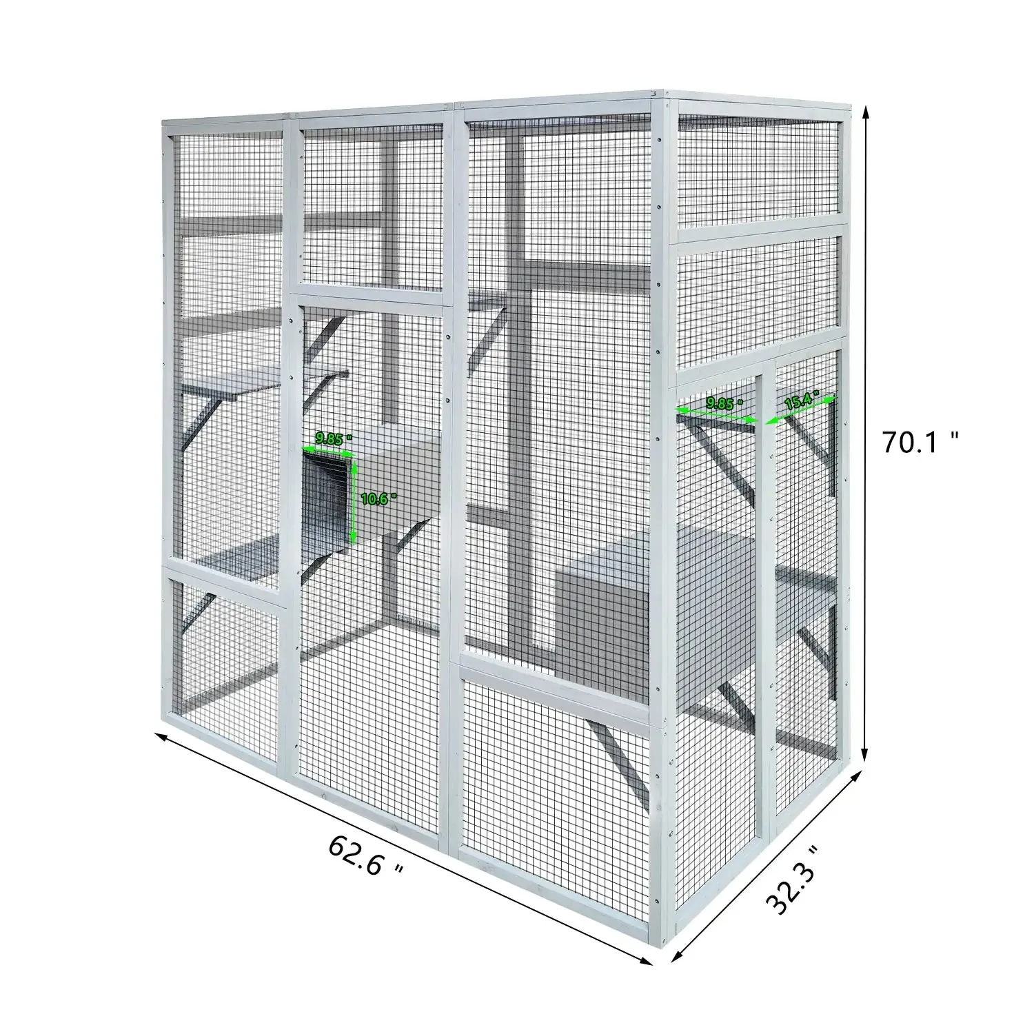 Large Outdoor Wooden Catio