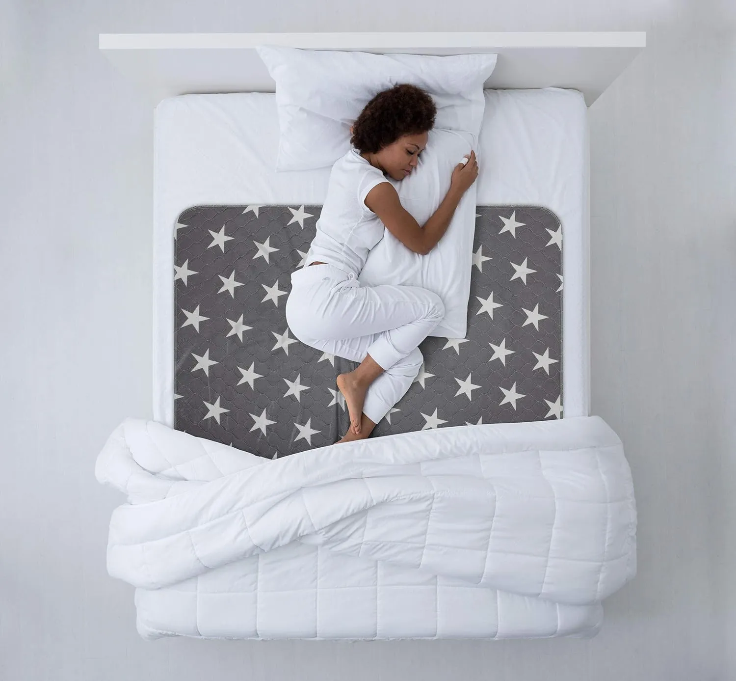 Neuma Design Bed Pads for Incontinence - 52 x 34 Large Reusable Washable Waterproof Mattress Protector - Pee Pad for Adults, Seniors, Kids, Hospitals, Pets - Durable Underpads (2 Pack)