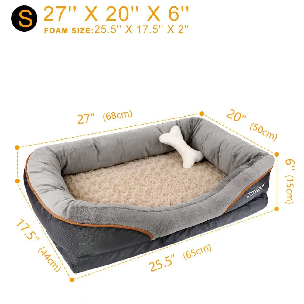 Orthopedic Dog Bed w/Memory Foam 4 Ultimate Support and Superior Com4t