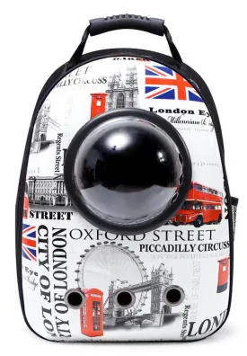 Pet Carrier Backpack - Lodon Print