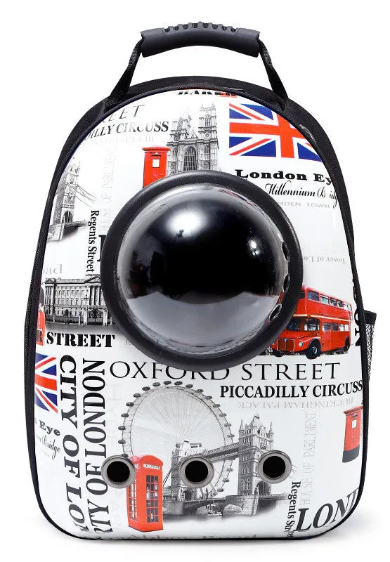 Pet Carrier Backpack - Lodon Print