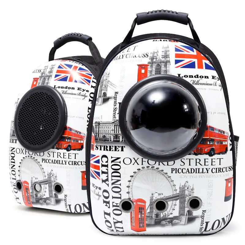 Pet Carrier Backpack - Lodon Print