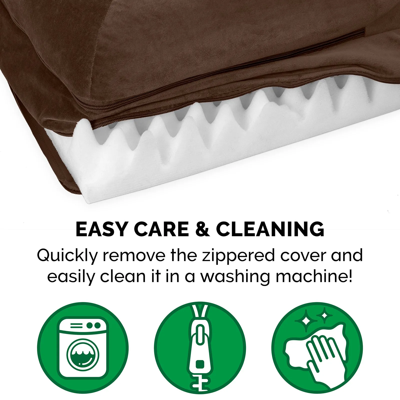 Plush & Velvet L-Shaped Chaise Couch Pet Bed