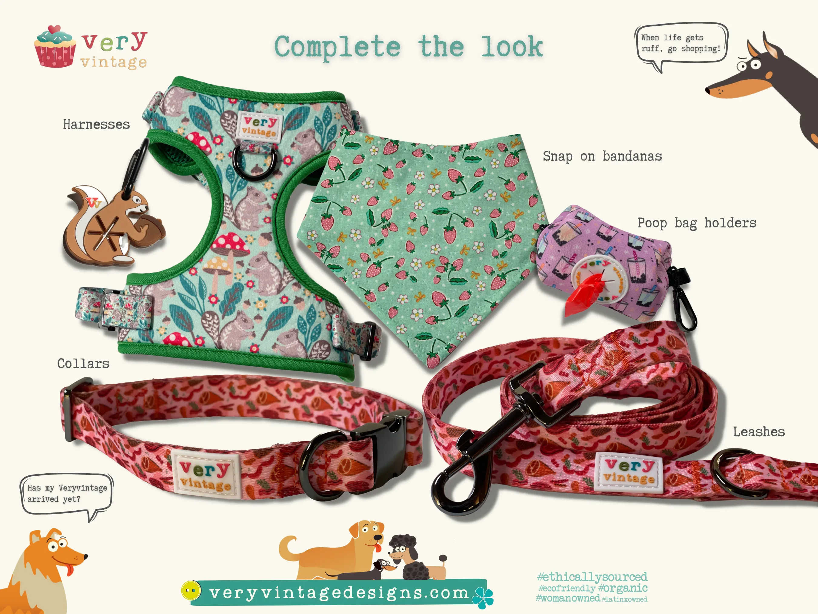 Pumpkin Spice - Recycled Eco-Friendly 5 ft Leash