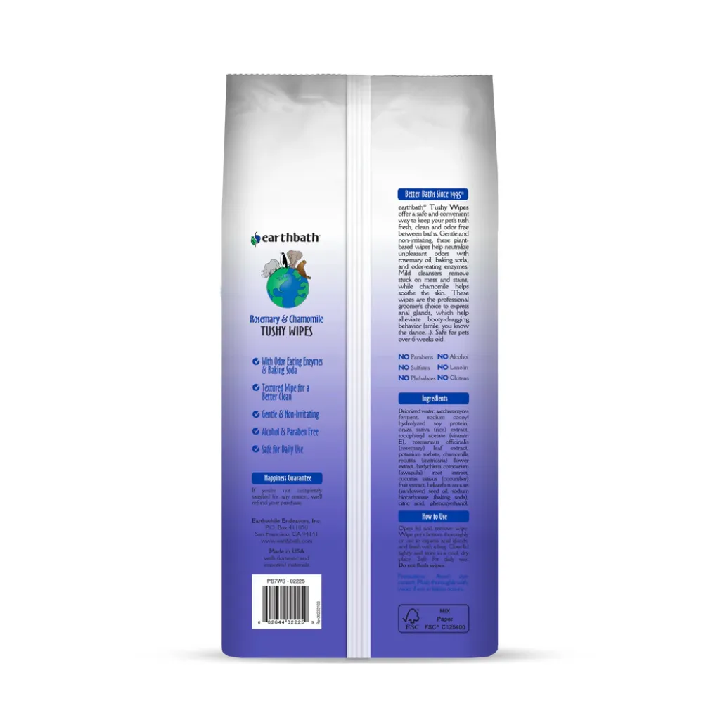 Rosemary and Chamomile Tushy Wipes