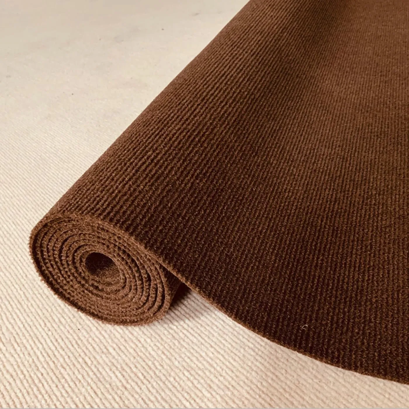 SHENGOCASE 78.7"x15.8" Trimmable Self-Adhesive Carpet Mat Pad Replacement for Cat Tree Shelf Shelves, Cat Wall Furniture Steps, Carpet Scratching Post Scratcher Couch Protector (Brown)