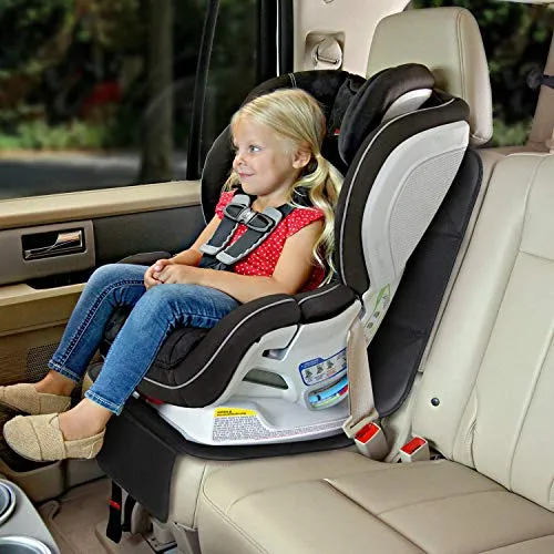Smart Elf Car Seat Protector, 2Pack Seat Protector Protect Child Seats with Thickest Padding and Non Slip Backing Mesh Pockets for Baby and Pet