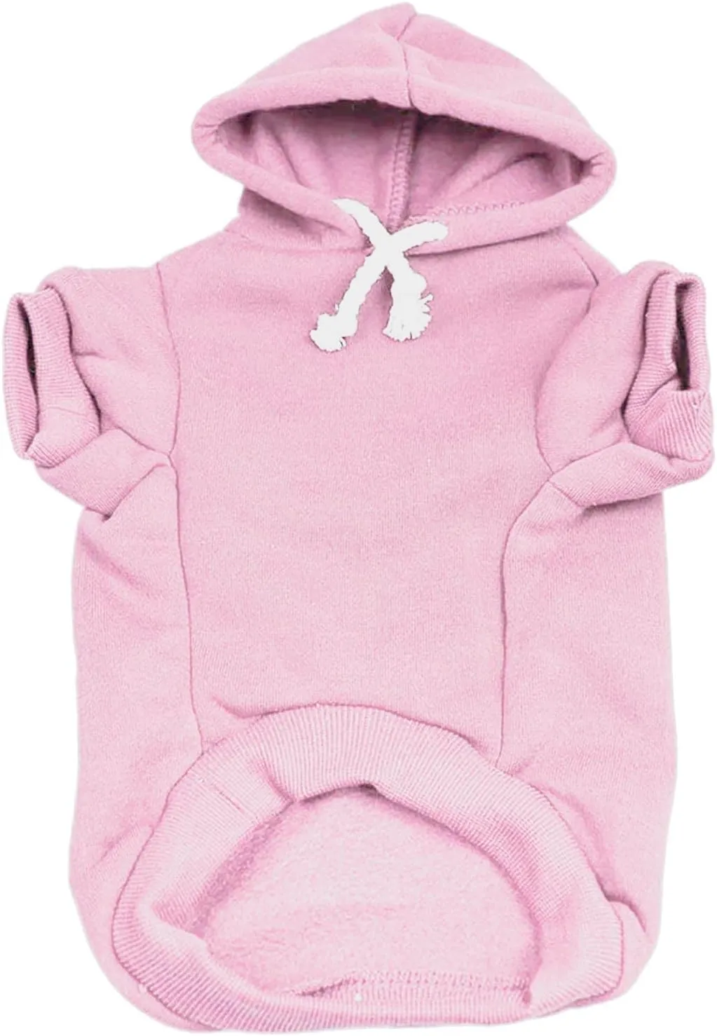 Soon to Be Big Sister Dog Hoodie Fleece Lined Pullover Sweatshirt with Leash Hole (Baby Pink, Small 56)