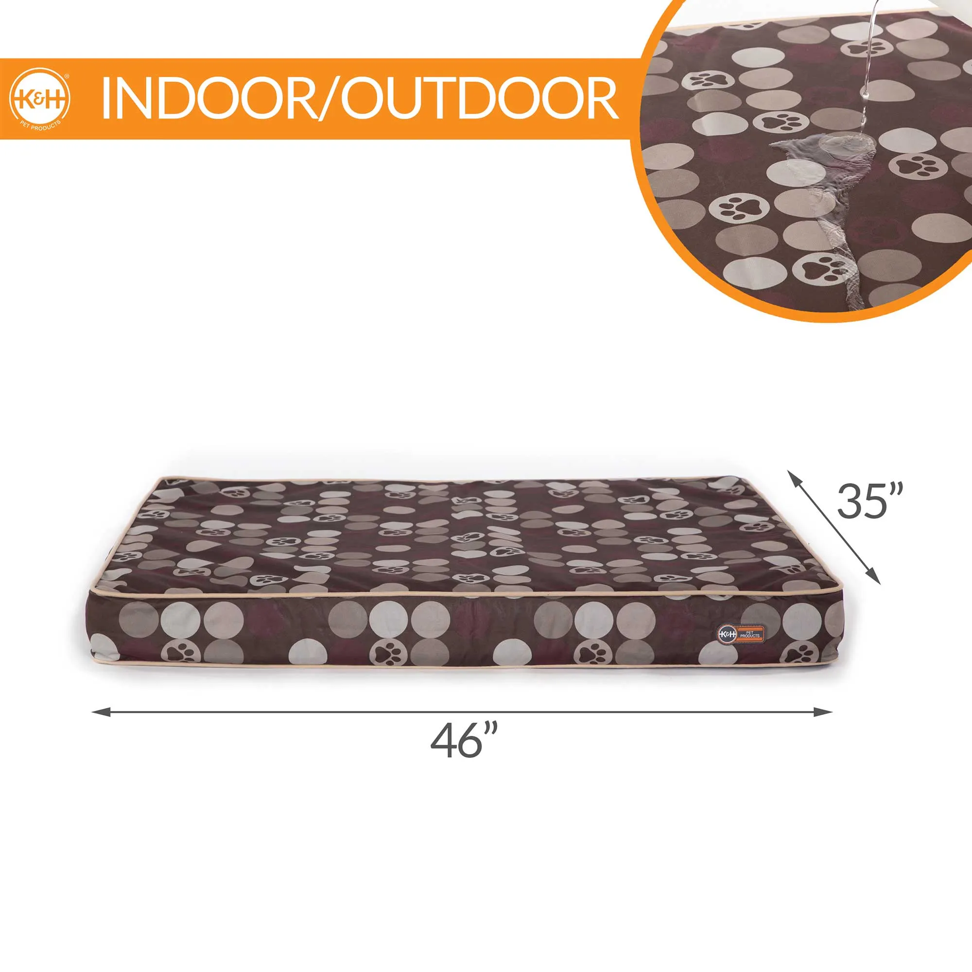 Superior Orthopedic Pet Indoor/Outdoor Bed