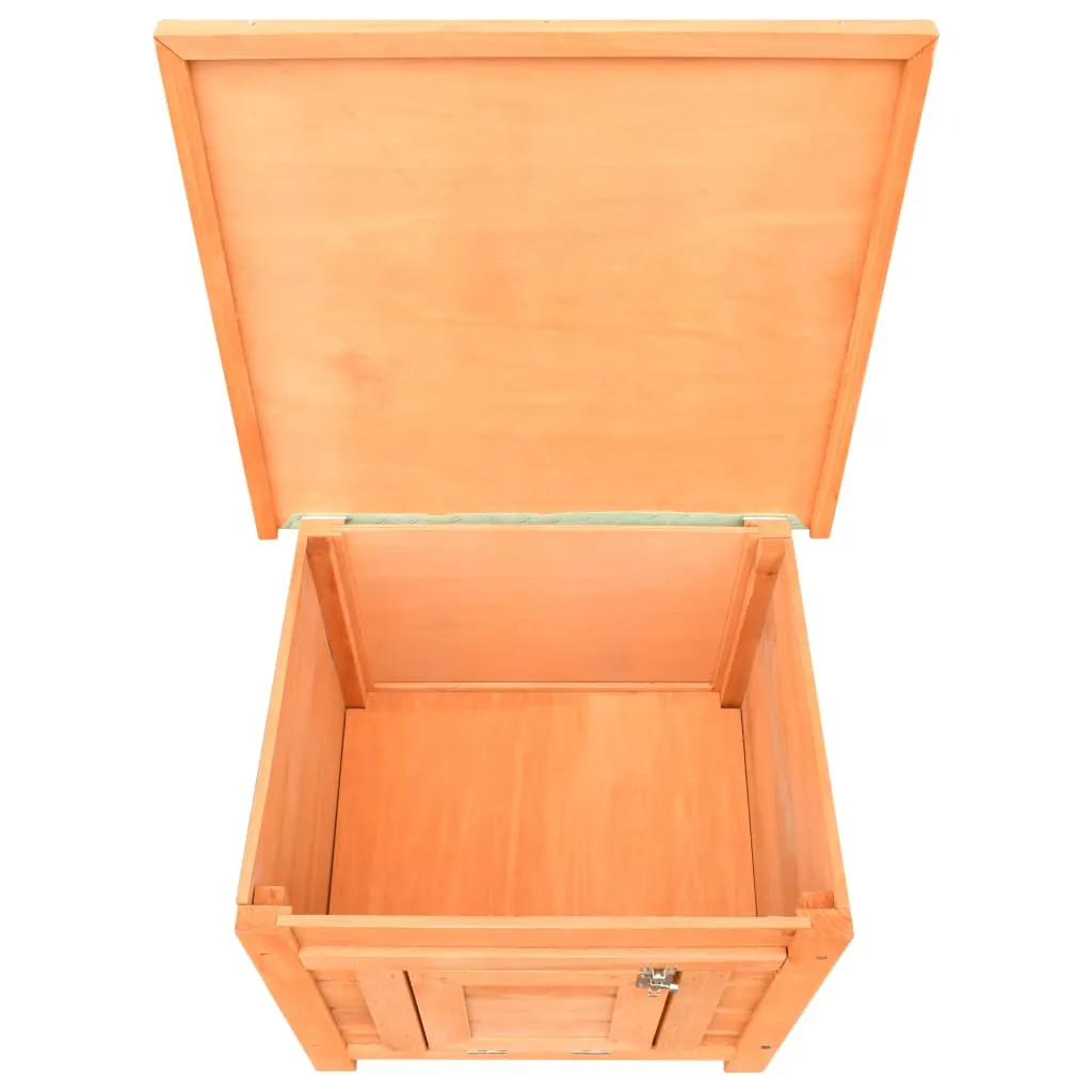 vidaXL Cat House Solid Pine & Fir Wood 50x46x43.5 cm