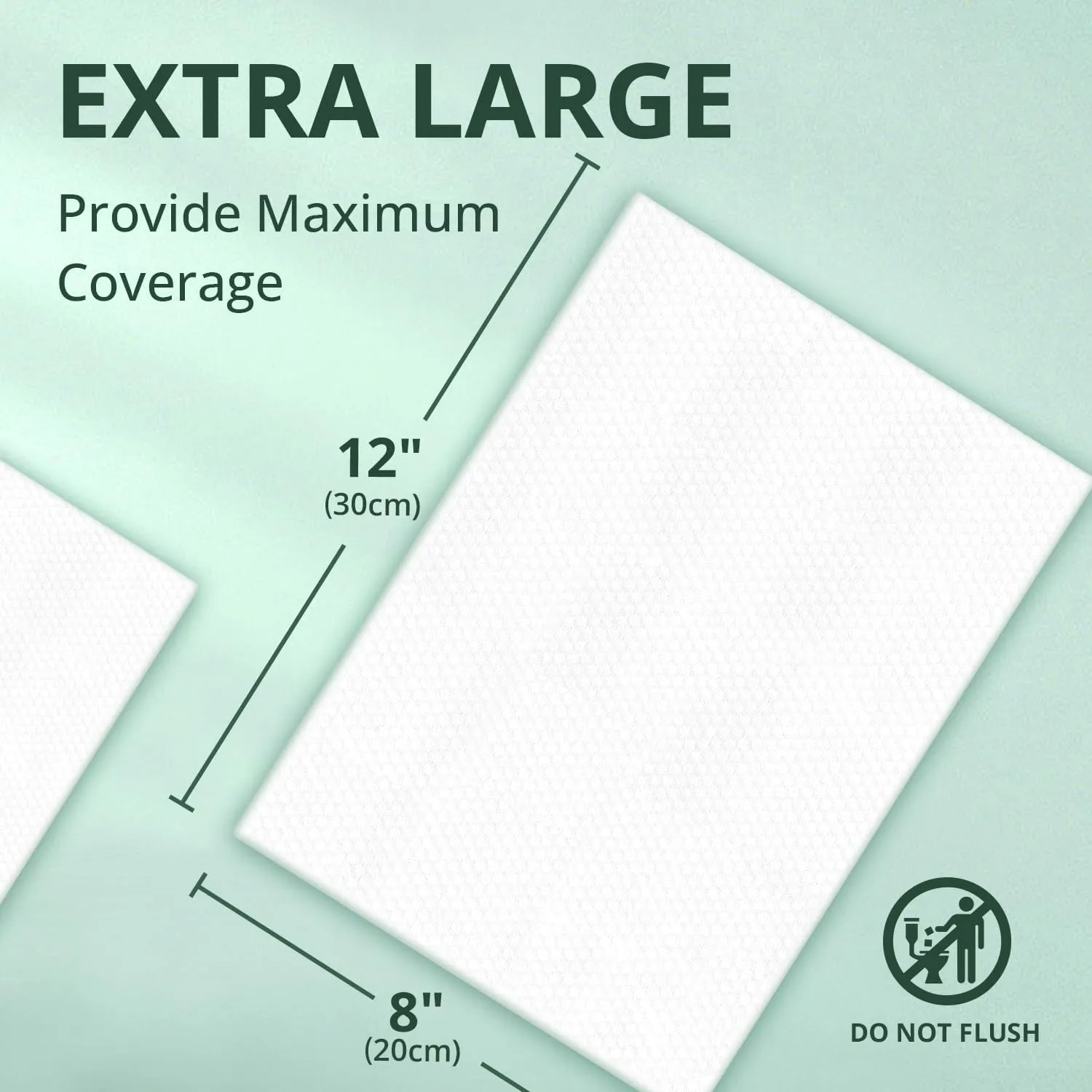Wet Wipes for Adults, 8"x12" Extra Large Body Cleansing Wipes for Elderly & Incontinence, Extra Thick Adult Washcloths Disposable with Aloe & Vitamin E, Unscented, 220 Count (4 Packs of 55)