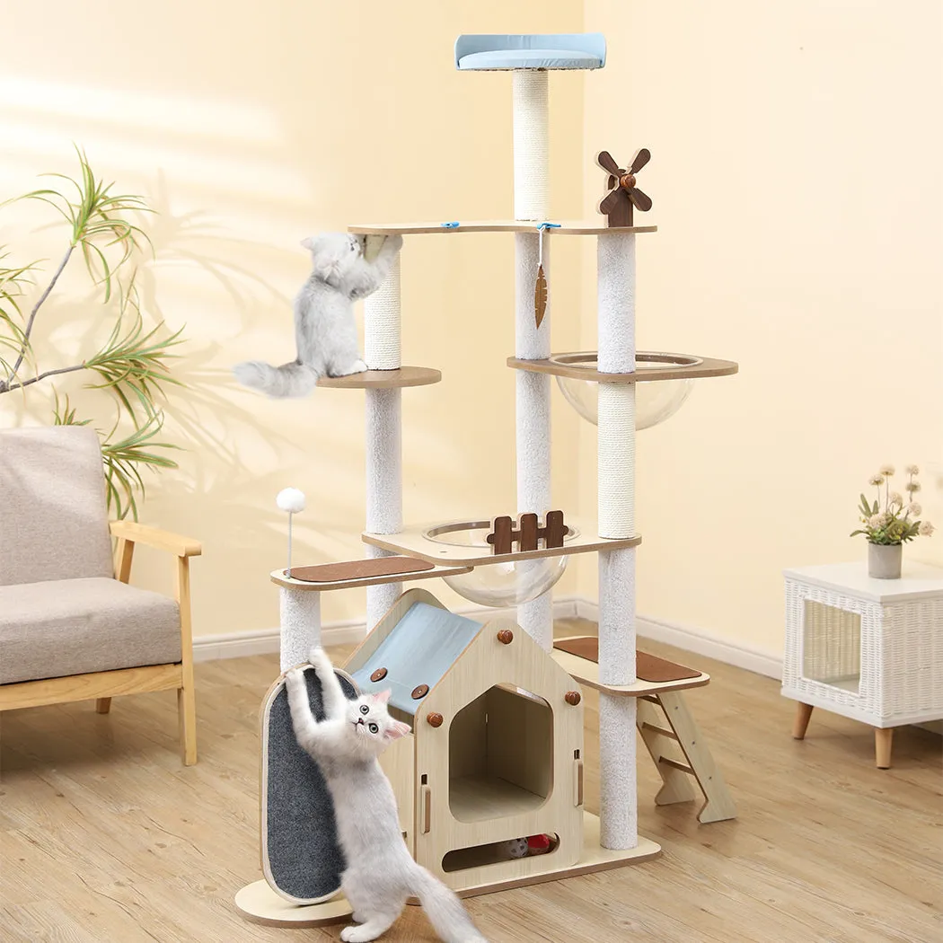 Windmill Wood Cat Condo House 168cm