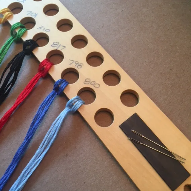 Wooden Floss Organizer